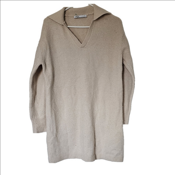 Zara Dresses & Skirts - ZARA Women's Polo Sweater Dress